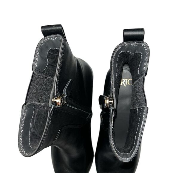 Franco Sarto Black Leather Pointed Toe Boots(Size 8.5M) - Picture 7 of 11